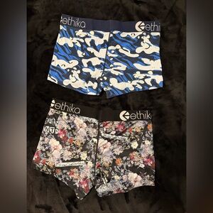 Ethika Floral and Camo Boxer Briefs Duo